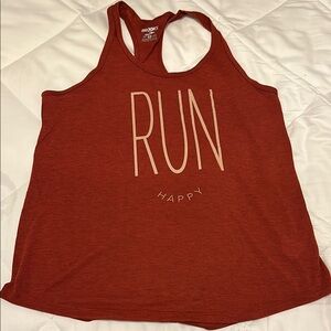 Brooks Women's Red RUN Happy Tank Top